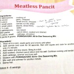 Recipe – Meatless Pancit