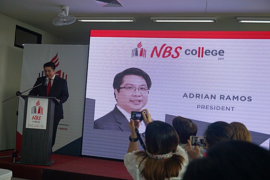 Adrian Ramos - National Bookstore College President.