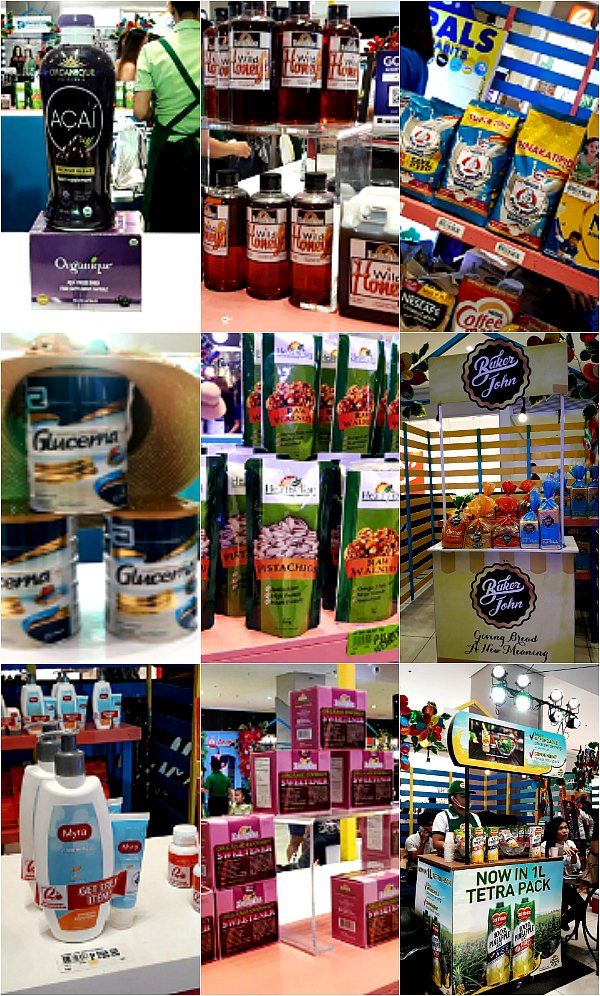 Featured in the event are partner products of Robinsons Supermarket - all of them promote health and wellness - ACAI Organique, Healthy You Wild Honey, Bear Brand Powdered Milk, Glucerna for Diabetes and Blood Sugar Management, Healthy You nuts, Baker John sliced breads, Myra skincare lotion, Health You sugar replacements, and Del Monte Pineapple and Orange juices