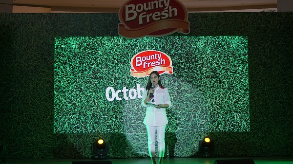 Bettina Carlos hosted the Bounty Fresh Octoberfresh program