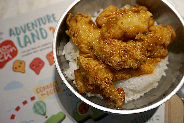 Kiddie Adventure Meal includes Free Bonchon Chicken Poppers and Kiddie Activity Sheet 