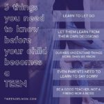 5 Things You Need To Know Before Your Child Becomes A Teen
