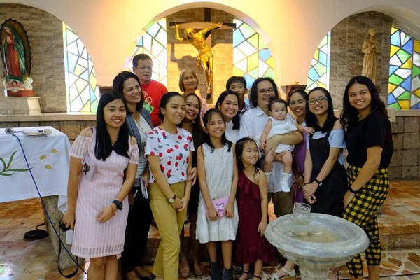 Alice's baptism San Nicolas Tolentino Parish Church