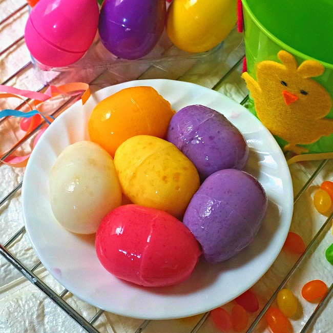 Gelatin Easter Eggs Delight - cold, sweet and fruity
