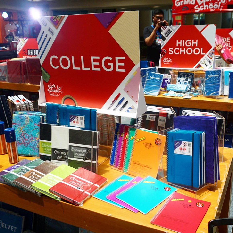 National Book Store Grand Back To School Fair May 2019 College