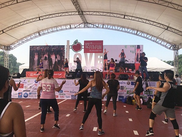 Joined the zumba session as cool down for the race - nabitin ako!
