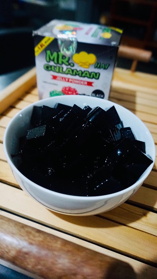 Black Gulaman Summer Dessert - Mr Hat Gulaman Black Jelly Powder