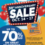 The Metro Stores 39th Anniversary Blowout