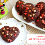 Air Fryer Chocolate Valentine Cookies