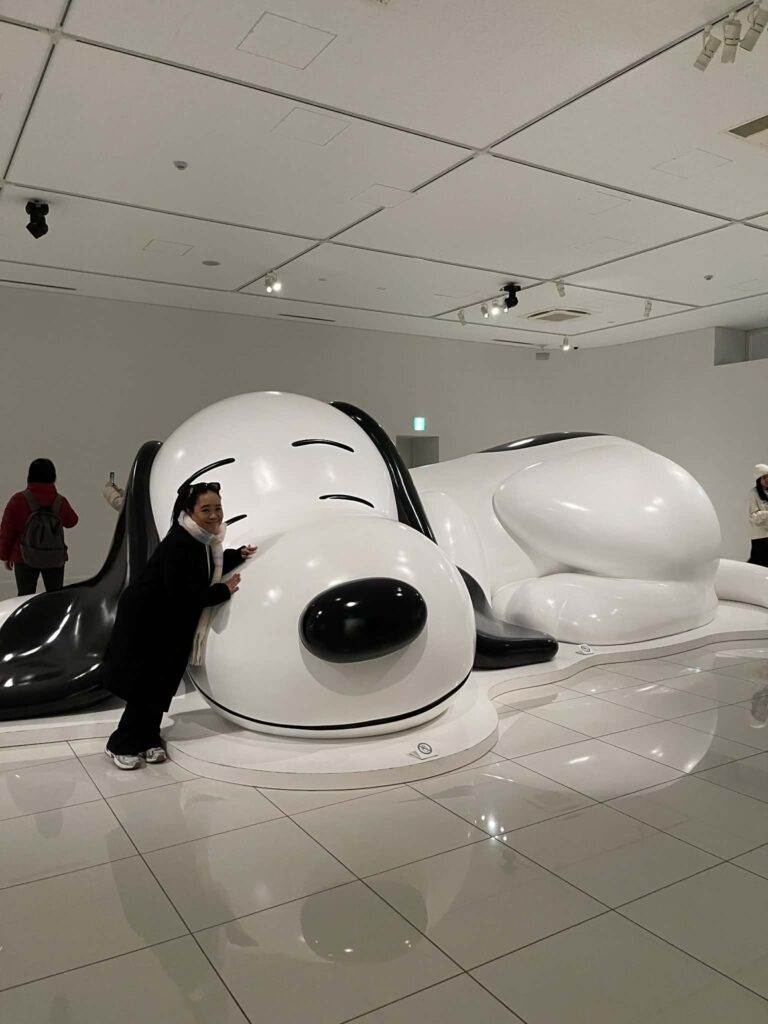 snoopy museum sleeping snoopy